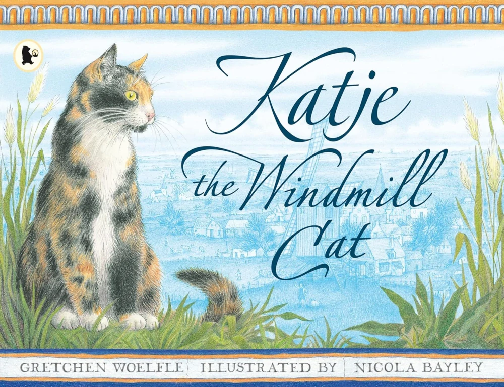 Katje the Windmill Cat kniha v angličtině, kde hrdinou je kočka