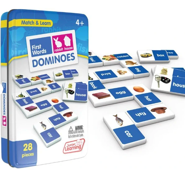 First Words Dominoes první slova s obrázky v angličtině