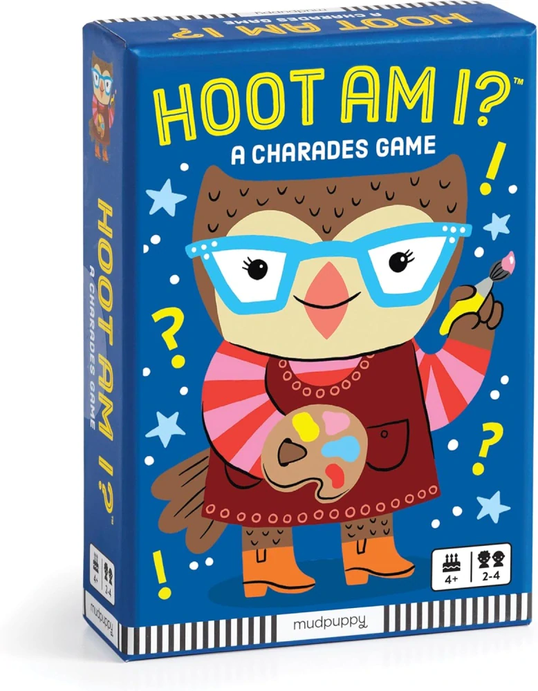 Hoot Am I! Charades Game karty k hádání povolání v angličtině