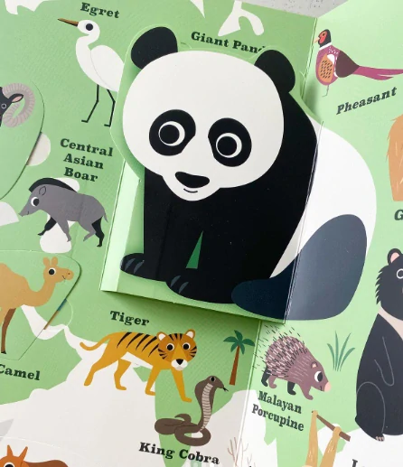 Animal Atlas: A Pop-Up Book Atlas zvířat v angličtině interaktivní