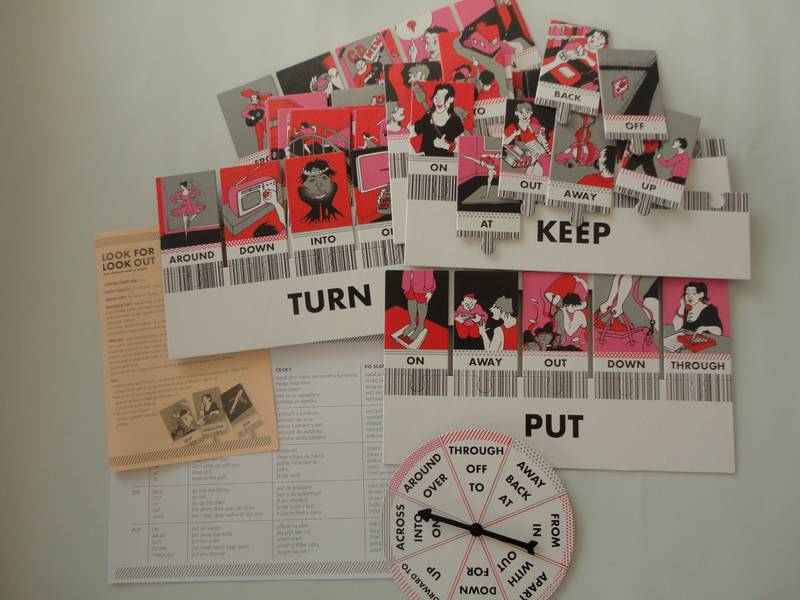 Look For, Look Out! Anglická frázová slovesa stolní hra