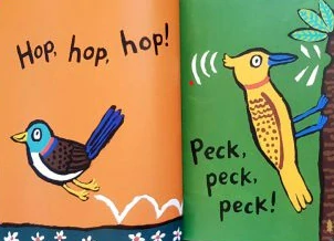 A Busy Day for Birds by Lucy Cousins podepsaná