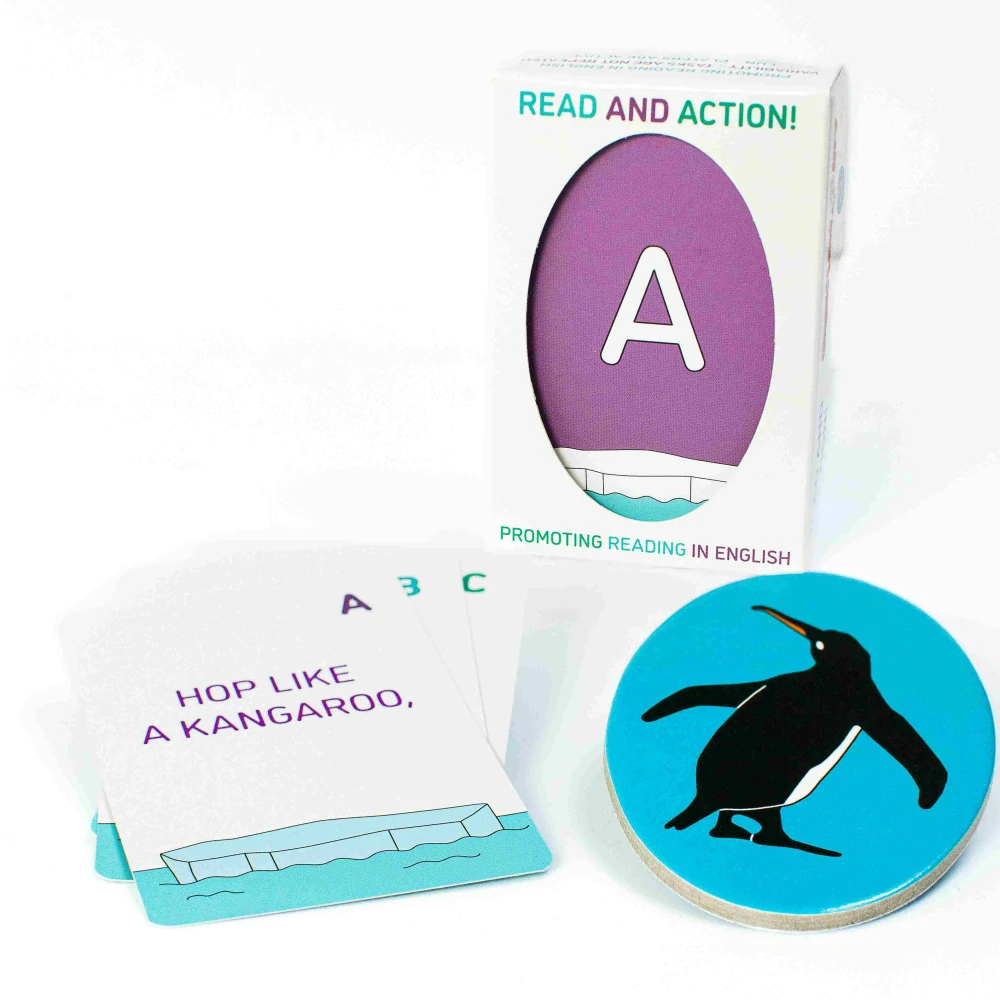 Read and Action! karetní hra v angličtině na podporu čtení
