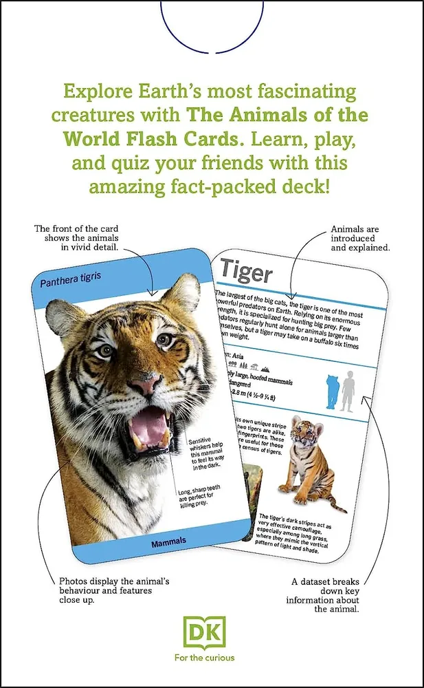 Animals of the World Flash Cards zvířata na kartách v angličtině