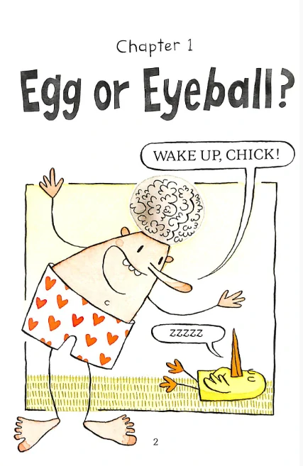Chick and Brain: Egg or Eyeball? první čtení v angličtině