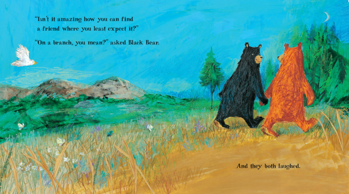 A Best Friend for Bear Petr Horáček kniha v angličtině