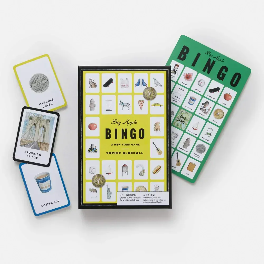 Big Apple Bingo: A New York Game stolní hra v angličtině poničený obal