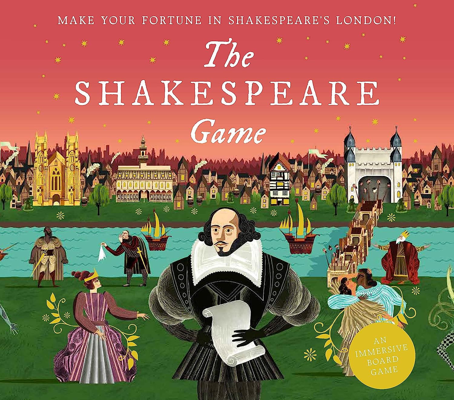 The Shakespeare Game život a dílo Shakespeara ve stolní hře