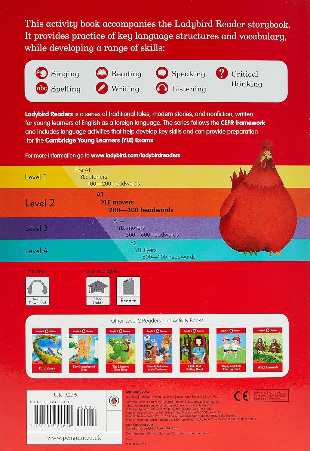 Sly Fox and Red Hen Activity Book pracovní sešit v angličtině