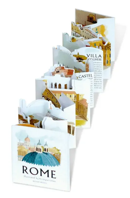 Rome 3D rozkládací knižní průvodce Římem v angličtině