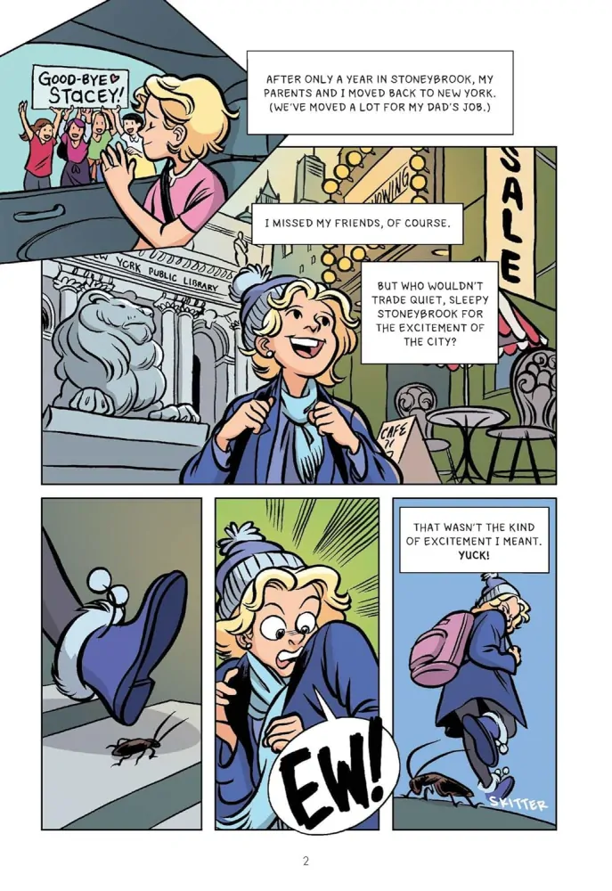 The Baby-sitters Club Stacey's Mistake komiks v angličtině