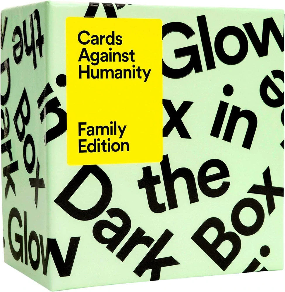 Cards Against Humanity Family Edition: Glow in The Dark Box