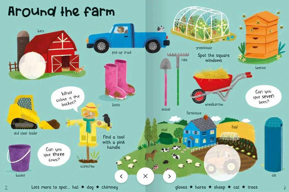 Busy World Sticker Book obrázkový slovník se samolepkami