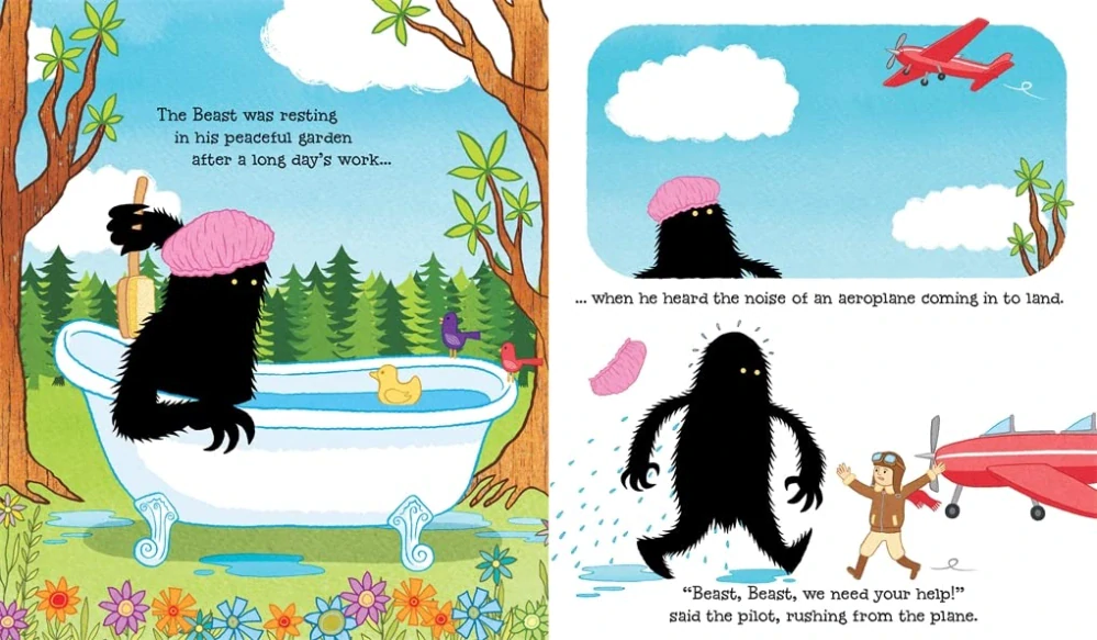 The Brave Beast obrázková kniha v angličtině pro děti