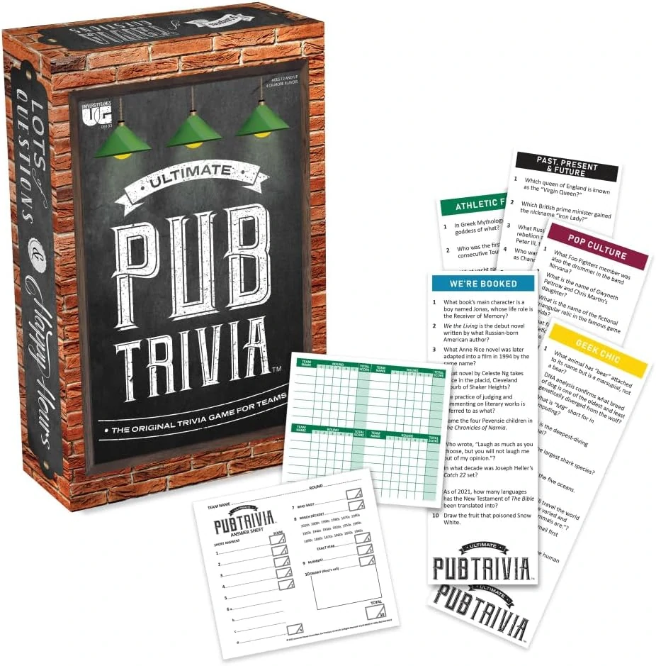 Ultimate Pub Trivia kvíz týmová hra v angličtině