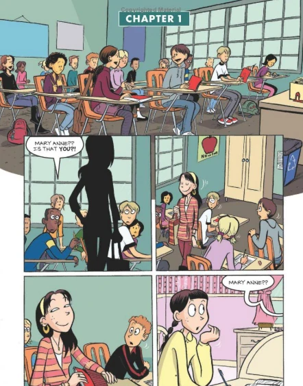 The Baby-sitters Club Mary Anne Saves the Day komiks v angličtině