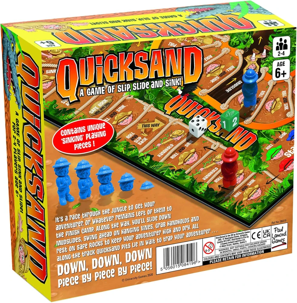 Quicksand akční stolní hra pro děti v angličtině