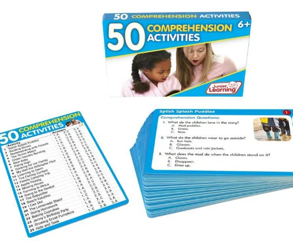 50 Comprehension Activities cvičení pochopení textu v angličtině