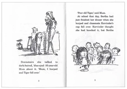 Burping Bertha by Michael Rosen angličtina pro začátečníky