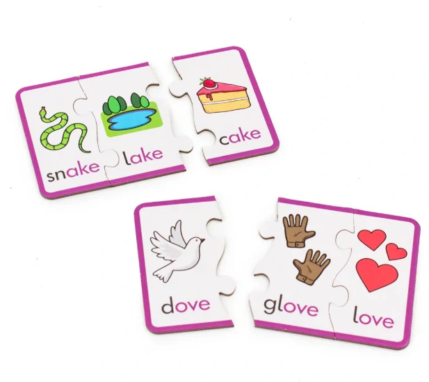 Rhyming Puzzles rýmující se anglická slovíčka puzzle