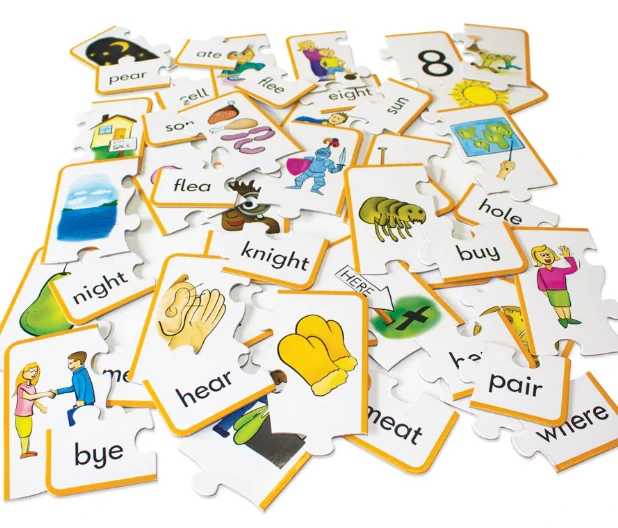 Homonym Puzzles homonyma v angličtině puzzle s obrázky