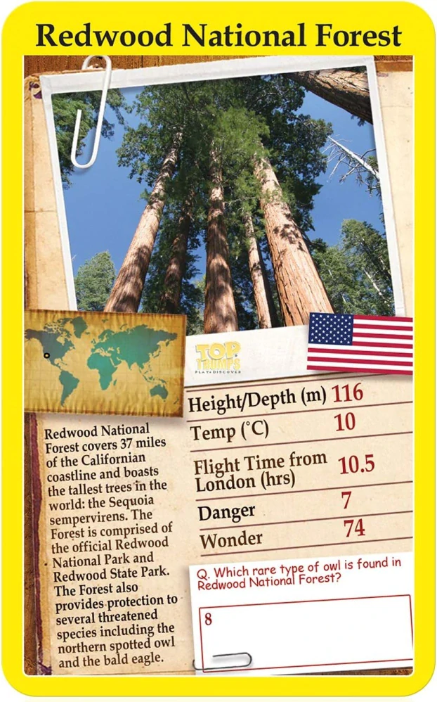 Top Trumps Wonders of the World karetní hra v angličtině