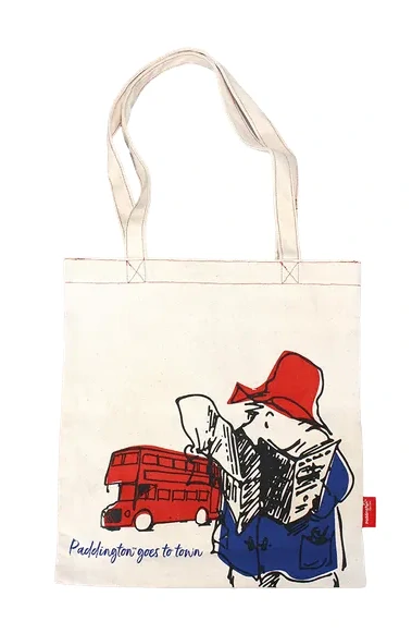 Paddington Bear sada kniha v angličtině a bavlněná taška