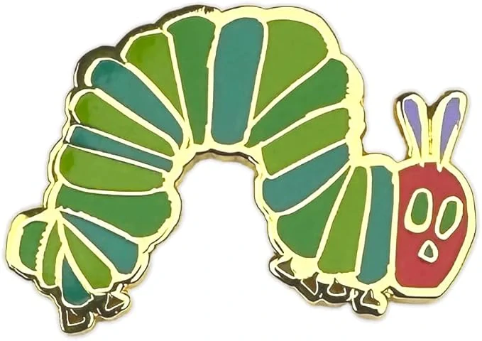 Hungry Caterpillar sada 3 knihy o hladové housence a odznak