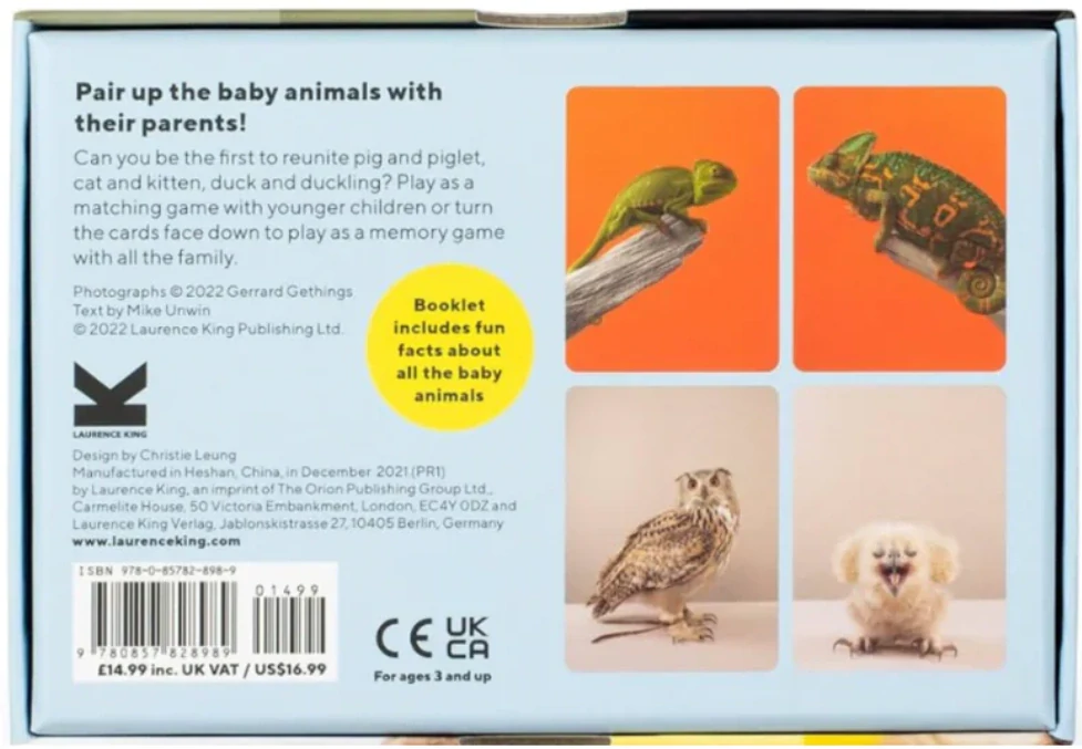 Baby Animal Match pexeso zvířata a jejich mláďata