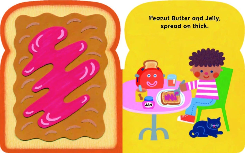 Toast kniha pro děti v angličtině o jídle