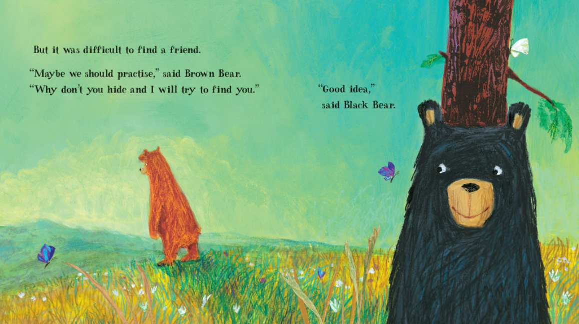 A Best Friend for Bear Petr Horáček kniha v angličtině