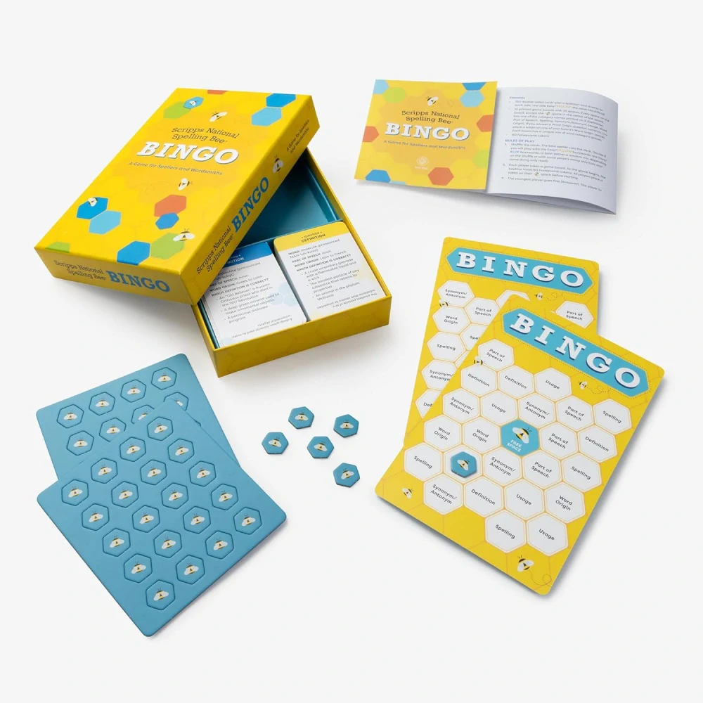 Spelling Bee Bingo anglická gramatika stolní hra bingo
