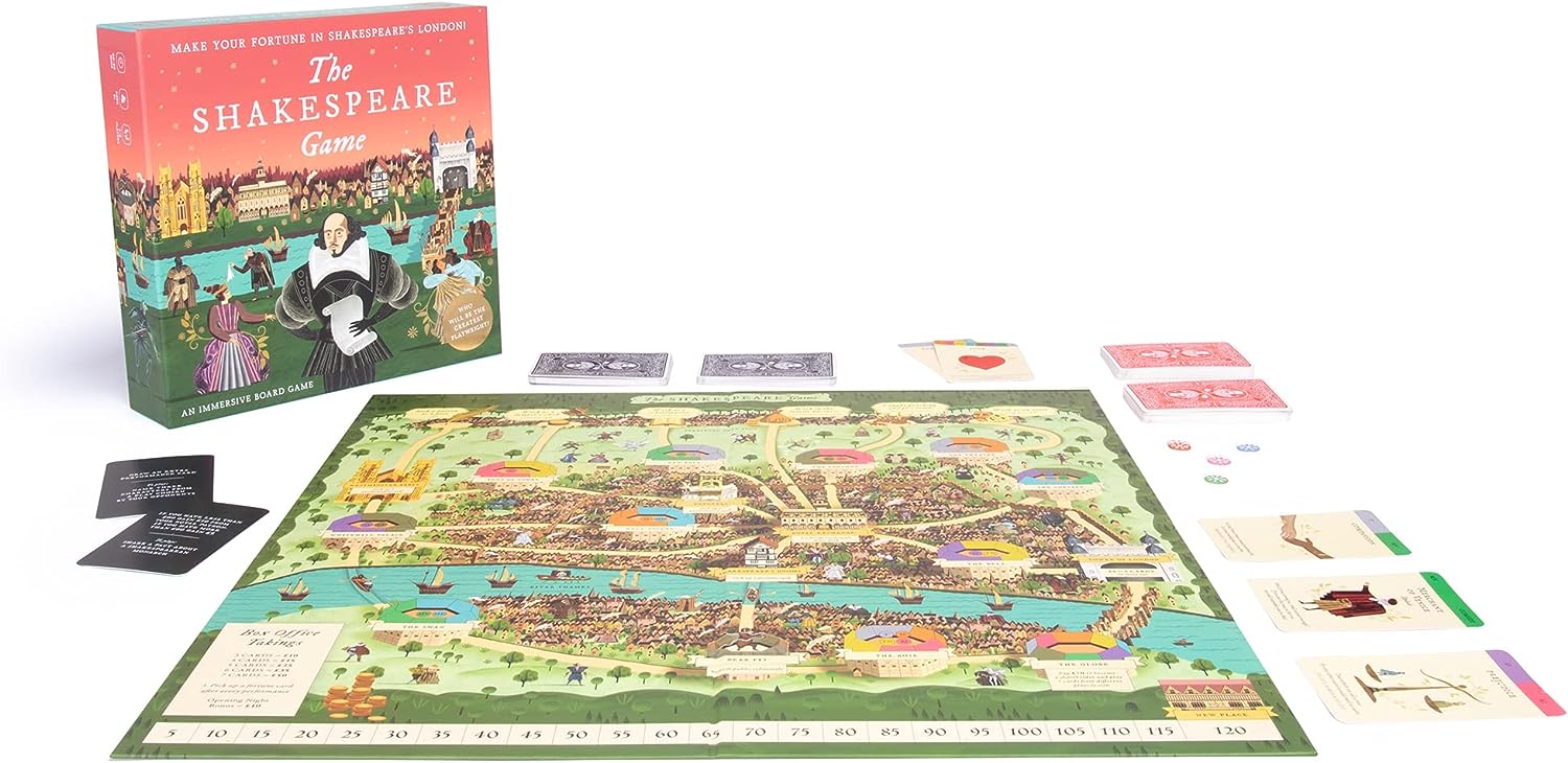 The Shakespeare Game život a dílo Shakespeara ve stolní hře