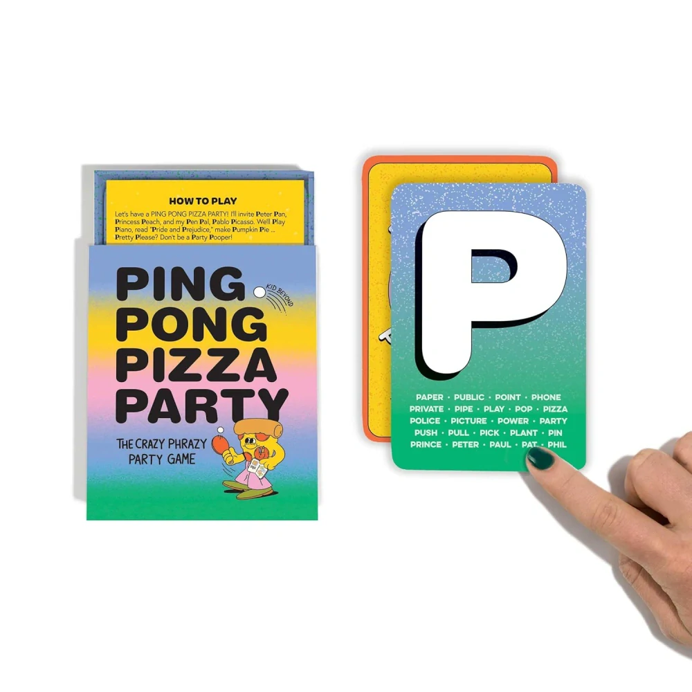 Ping Pong Pizza Party Game zábavná hra v angličtině