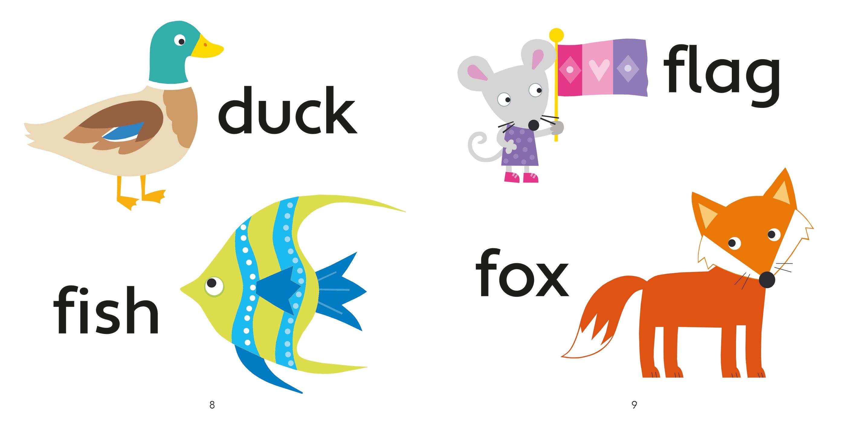 Words Matching Games and Book bingo čtení s obrázky