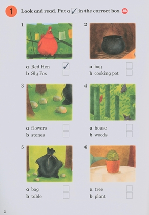 Sly Fox and Red Hen Activity Book pracovní sešit v angličtině