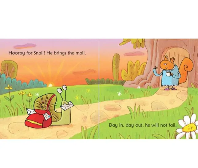 Snail Brings the Mail kniha angličtina 1. stupeň ZŠ první čtení