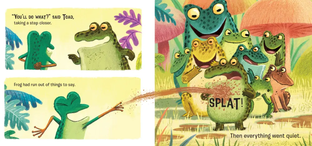 Frog vs Toad obrázková kniha první čtení pro děti v angličtině