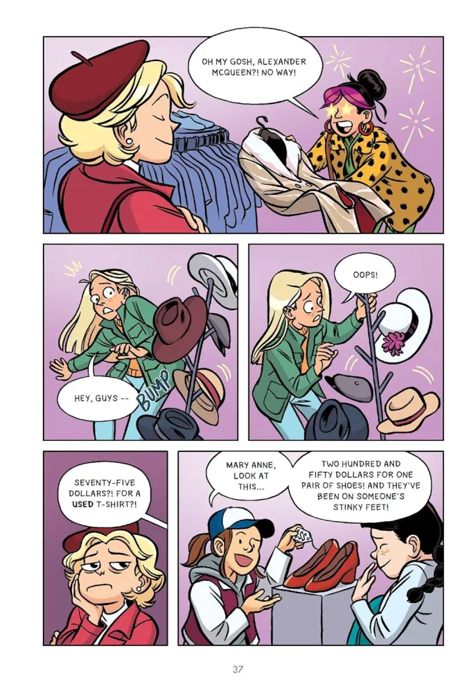 The Baby-sitters Club Stacey's Mistake komiks v angličtině
