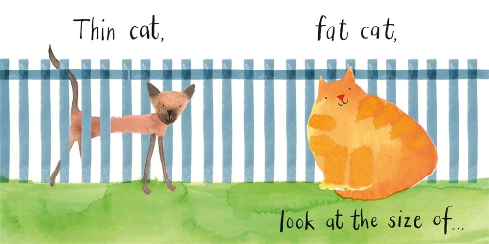 All the Cats kniha v angličtině pro malé děti milovníky koček