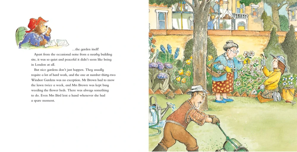 Paddington in the Garden obrázková kniha pro děti v angličtině