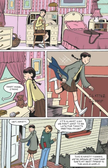 The Baby-sitters Club Mary Anne Saves the Day komiks v angličtině
