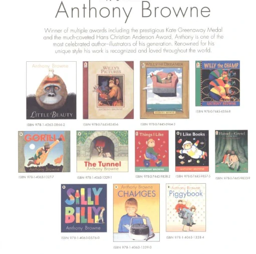 Changes kniha v angličtině Anthony Browne