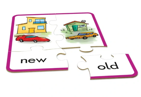 Antonym Puzzles antonyma v angličtině puzzle s obrázky