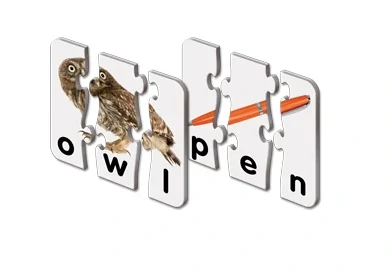 Match It! 3 Letter Words Self-Correcting Words první slova