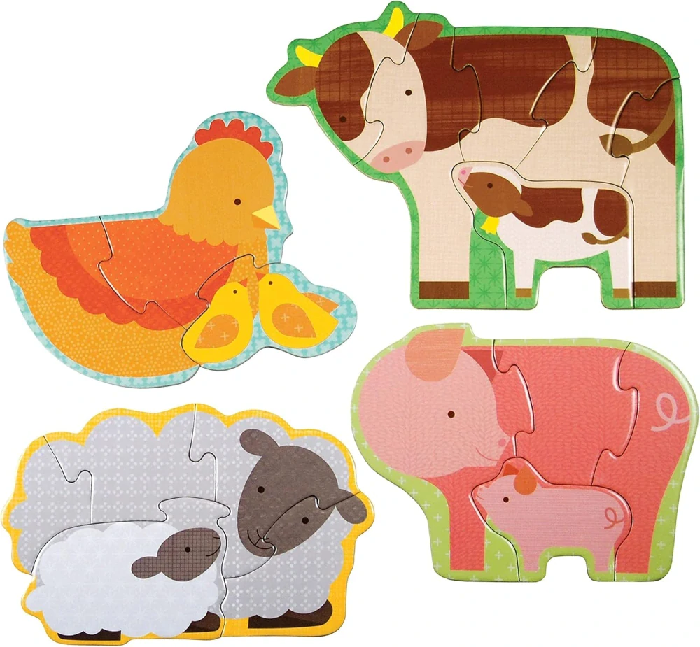 Beginners Puzzle Farm Babies puzzle pro děti zvířata a mláďata