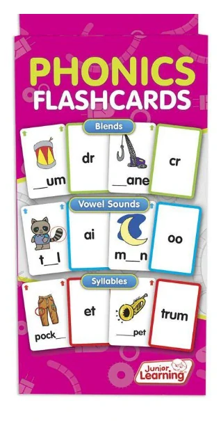 Phonics Flashcards kartičky se slovy v angličtině doplň písmena