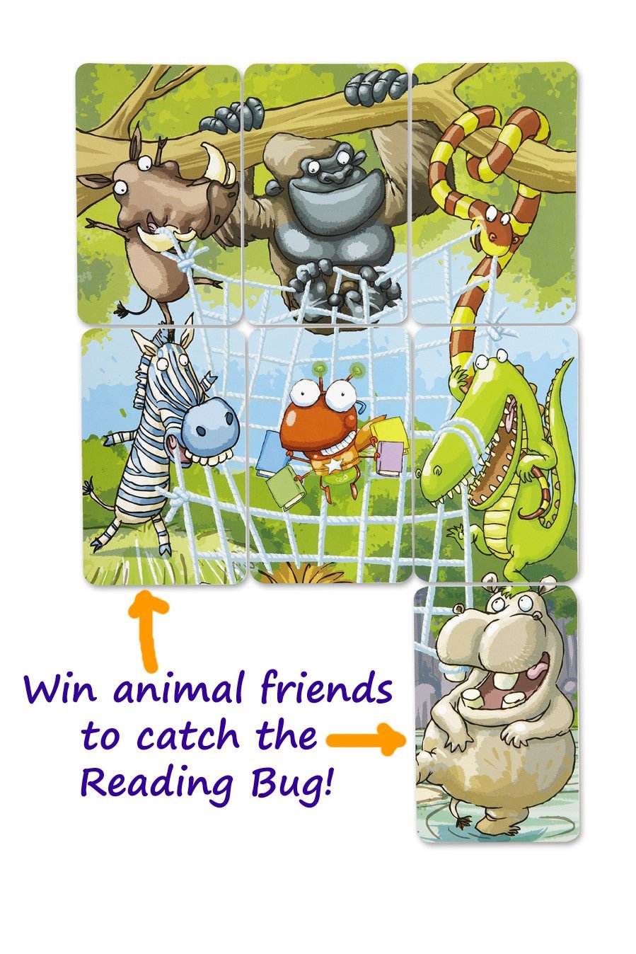 Catch the Bug Learn to Read Game první čtení anglická hra