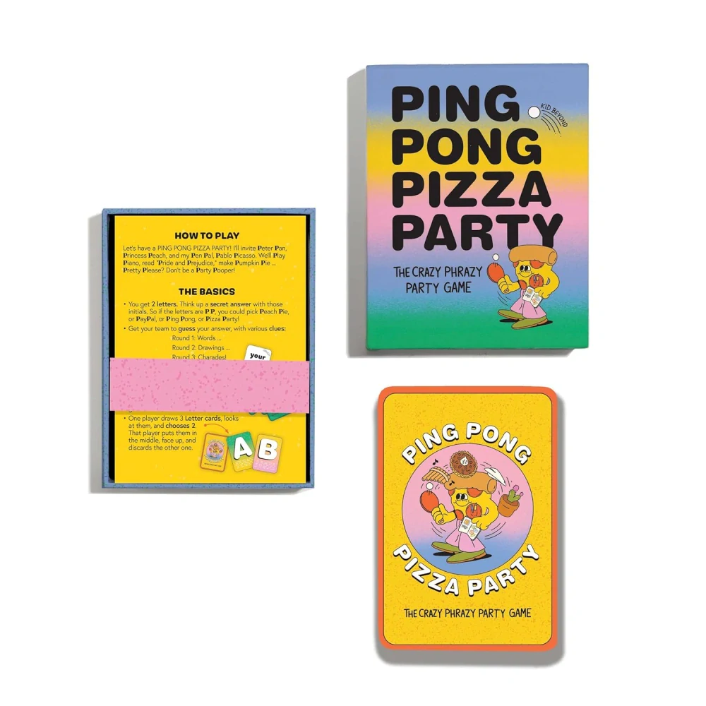 Ping Pong Pizza Party Game zábavná hra v angličtině
