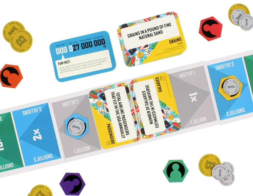 Bajillions Family Party Game společenská desková hra v angličtině